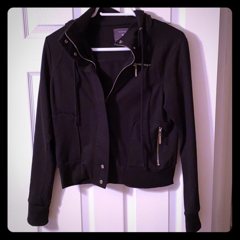 Cotton Biker Zip-up Jacket